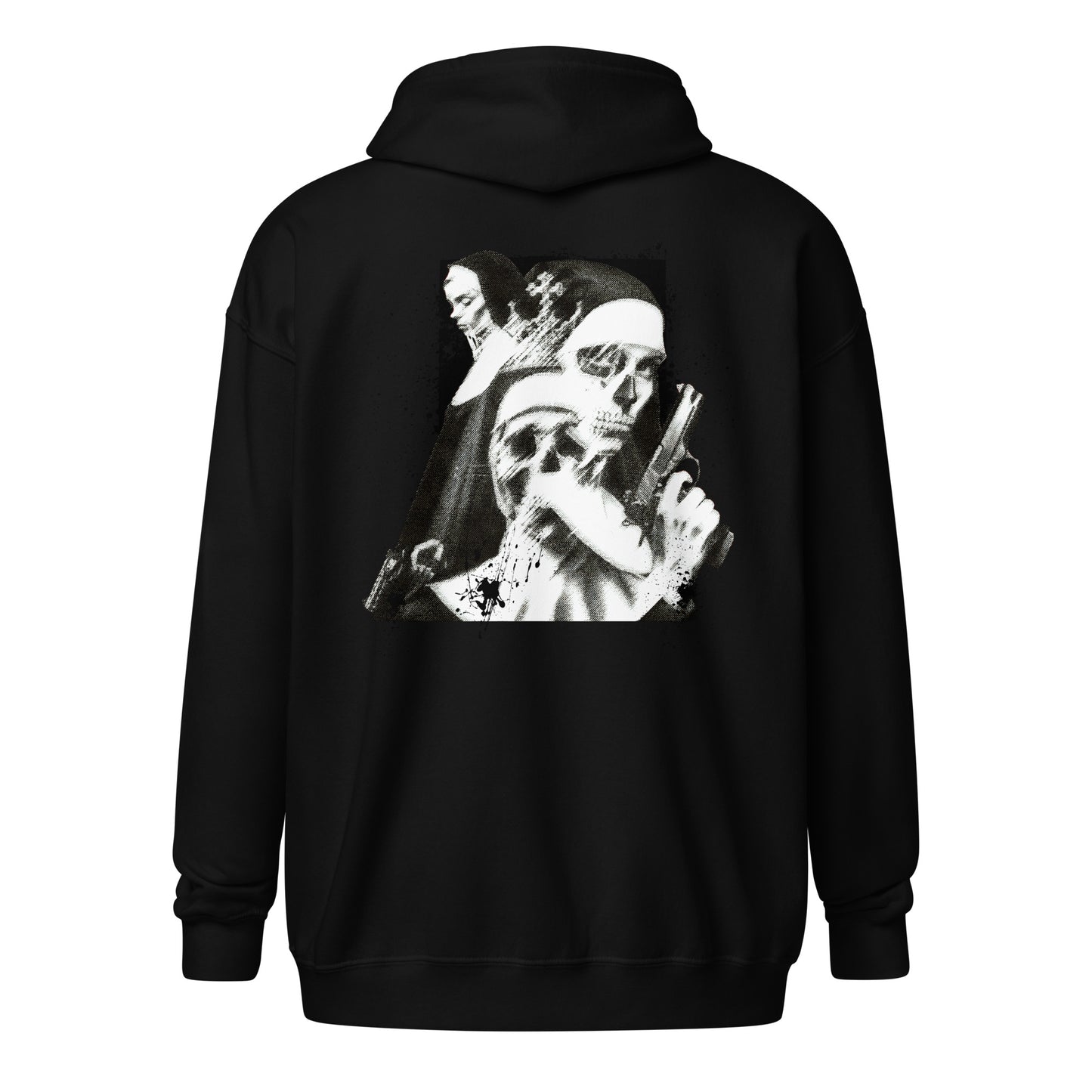 Distorted Zip Hoodie