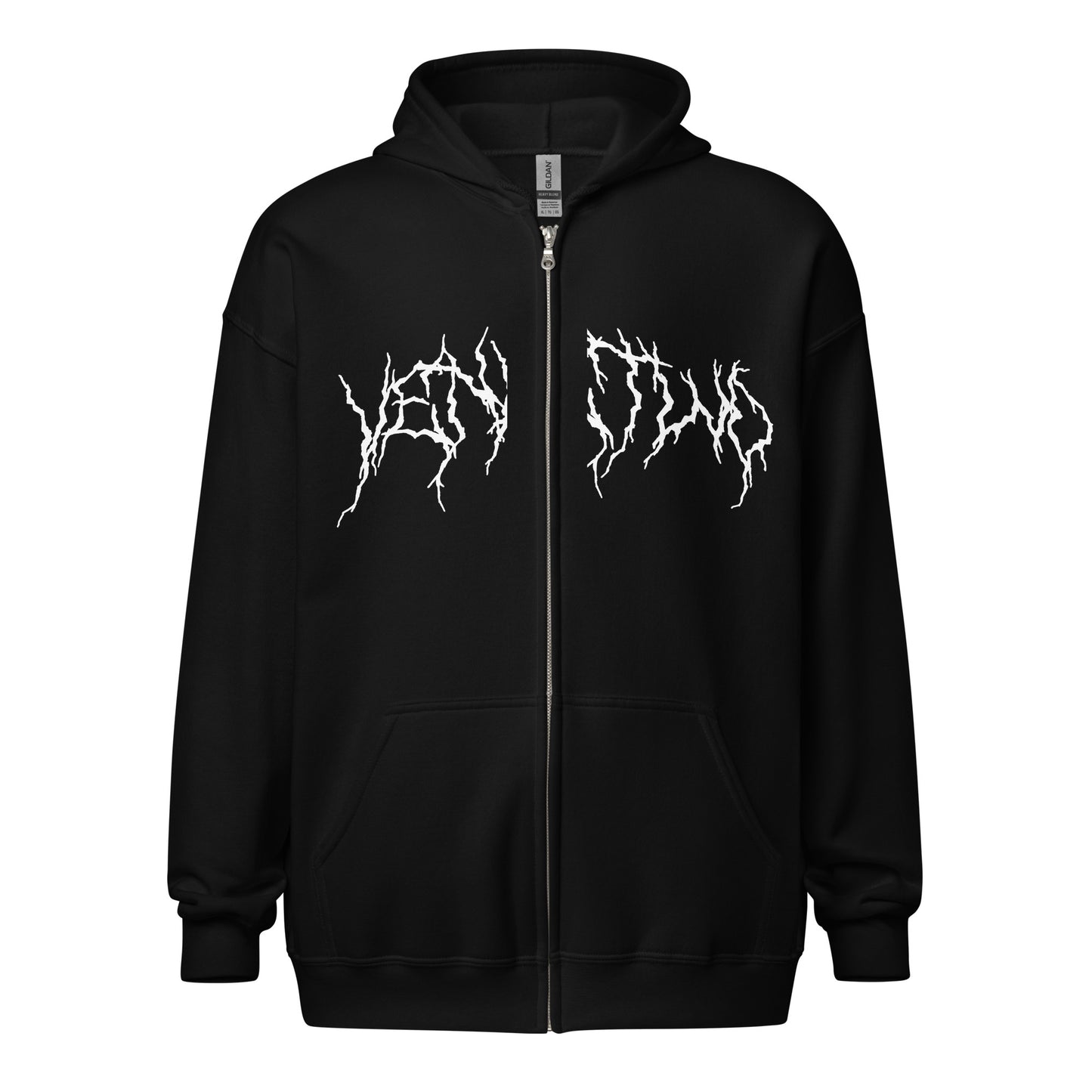 Distorted Zip Hoodie